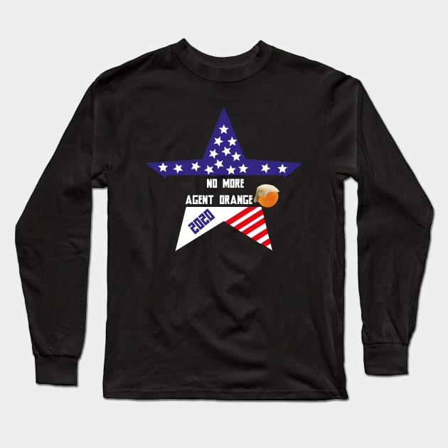 2020 No More Agent Orange Long Sleeve T-Shirt by Royal7Arts